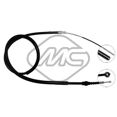 Трос ручника SEAT TOLEDO ALL (DISC BRAKE) DX/SX-RH/LH Metalcaucho 80342