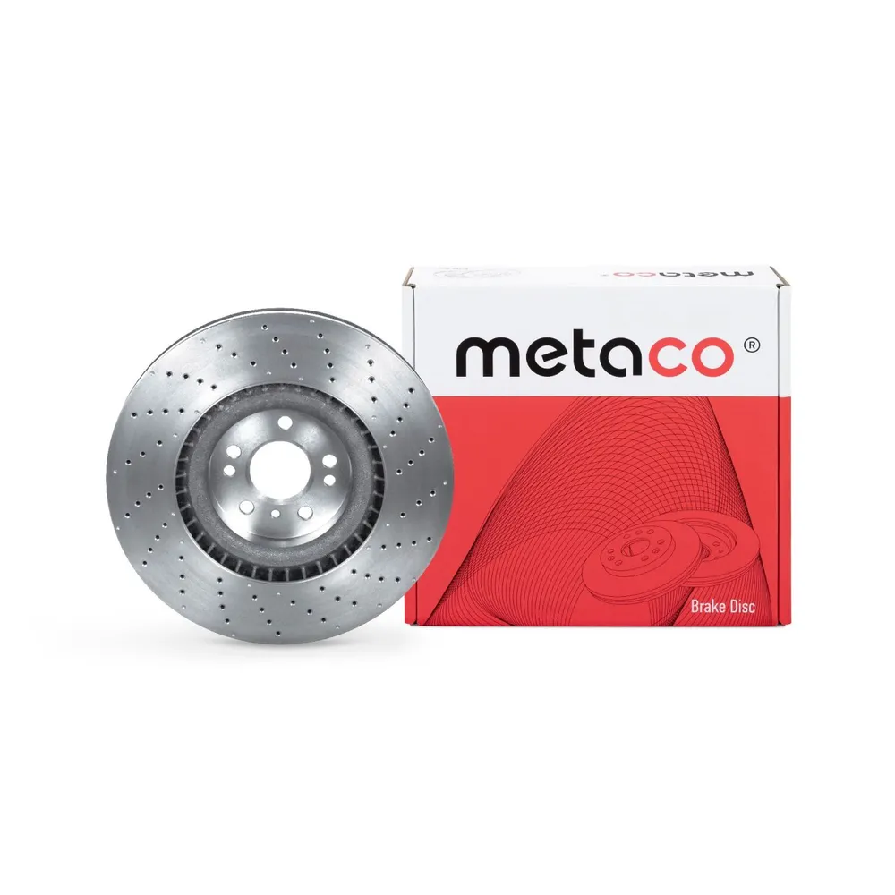 Диск тормозной передний вентилируемый MERCEDES BENZ перфорация METACO 3050253