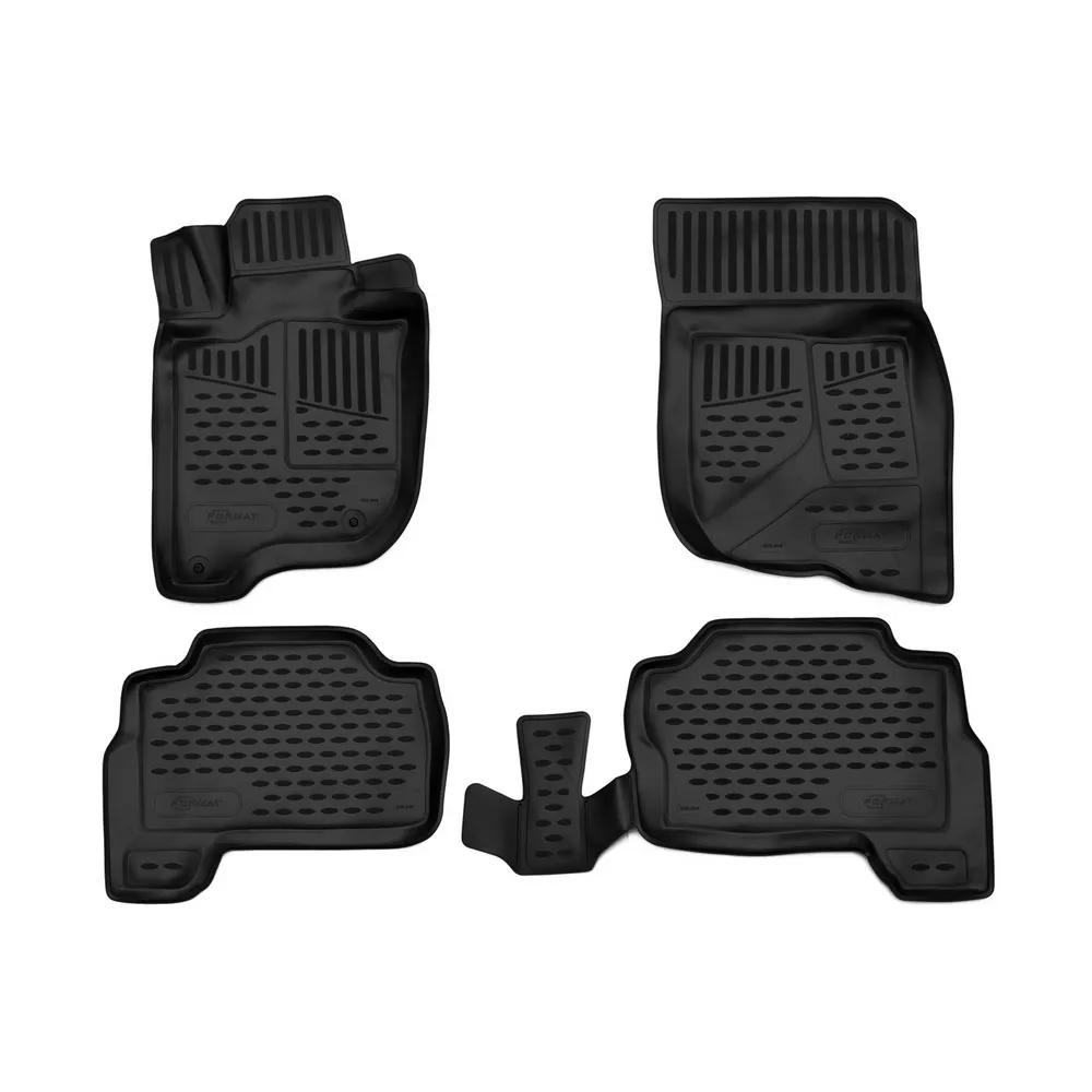 Коврики 3D в салон MITSUBISHI Pajero Sport, 2016->, 4 шт. (ПУ, повышенная износостойкость) FORMAT FORMAT.3D3546210