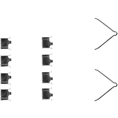 К-кт установочный задних колодок MINTEX mba1166