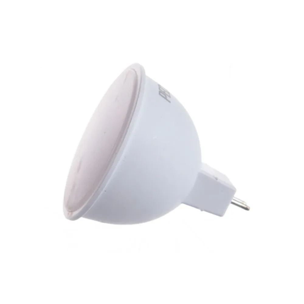 Лампа светодиодная 230V бытовая 7W GU5.3 3000K Ресанта LL-R-MR16 1 шт. картон 76/1/23