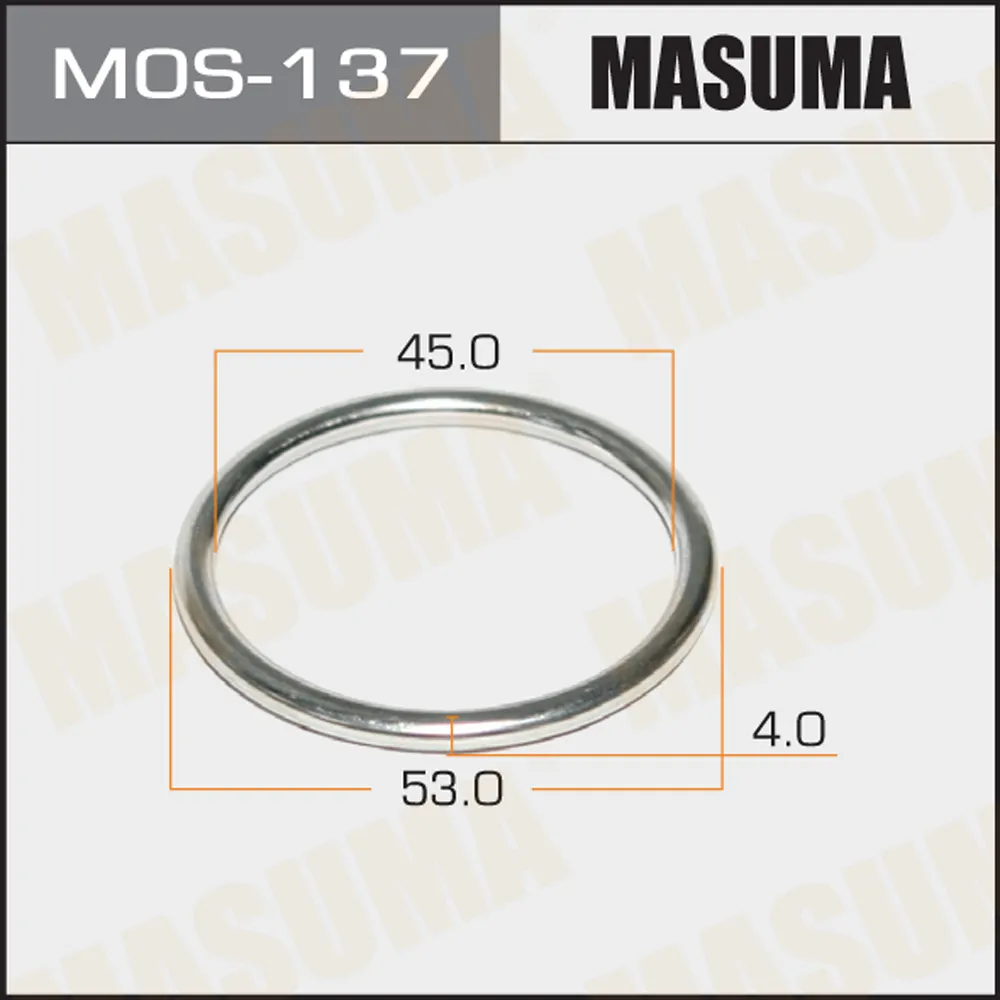 Кольцо глушителя металлическое 45.3 x 54.5 MASUMA MOS-137