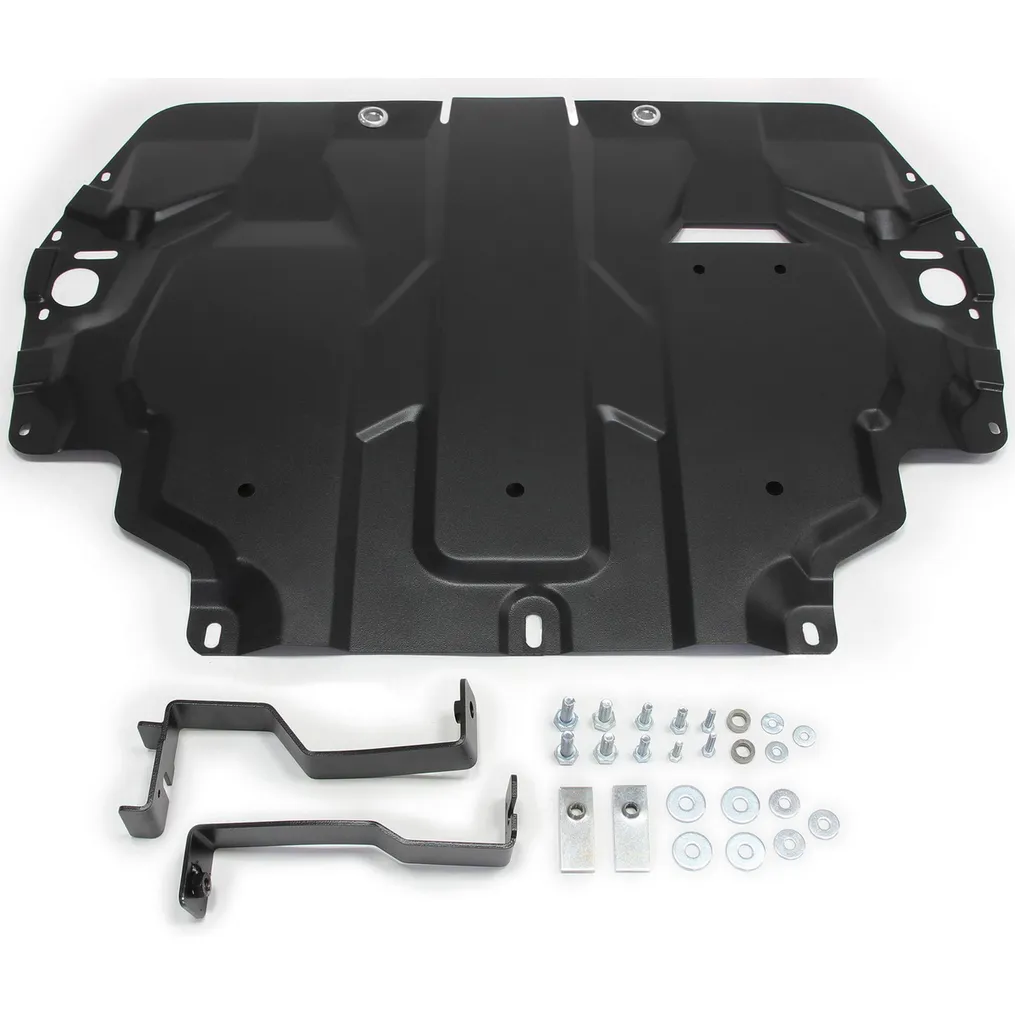 Защита картера + КПП + комплект крепежа, AutoMAX, Сталь, SEAT Altea; SEAT Altea (Freetrack); SEAT L Seat, Skoda, Volkswagen Altea, Cordoba, Leon, Tole AutoMax AM.5107.1
