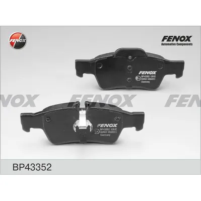 Колодки тормозные задние FENOX BP43352