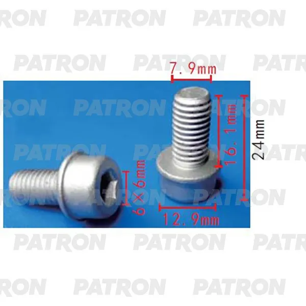 Винт металлический (комплект 10шт) Audi VW Seat Skoda Применяемость: PATRON P37-2201S