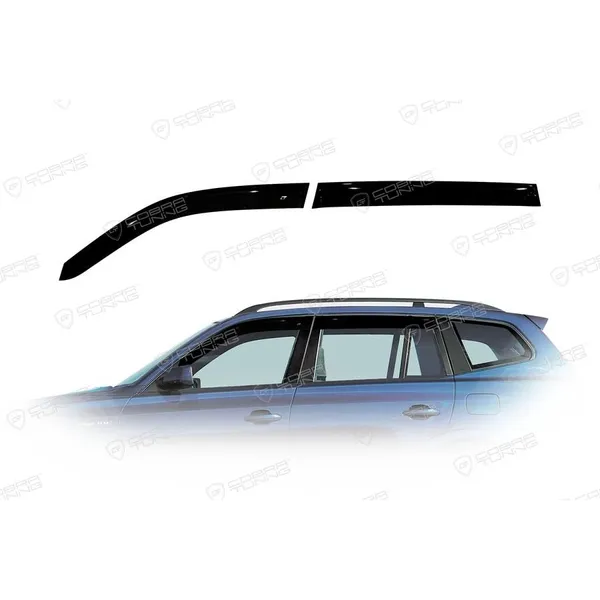 Дефлектора на окна BMW X3 (E83) 2003-2010EuroStandard деф.окон Cobra Tuning BE20103
