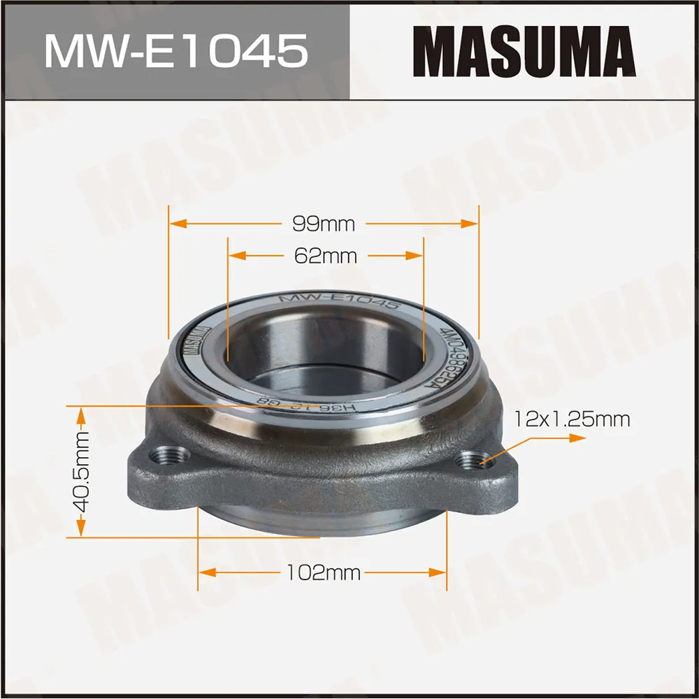 Ступичный узел передн. MASUMA MWE1045