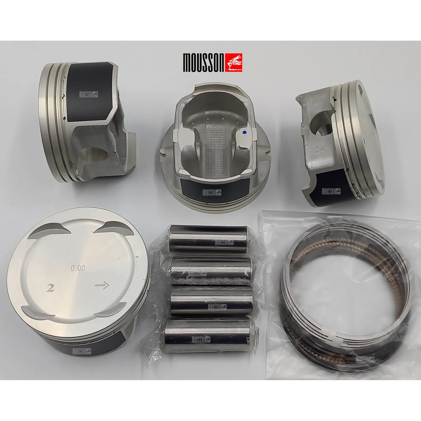 Поршень кольца комплект Kia/Hyundai 2,4L G4KE std new на 1 цилиндр MOUSSON SPRG4KENSTD