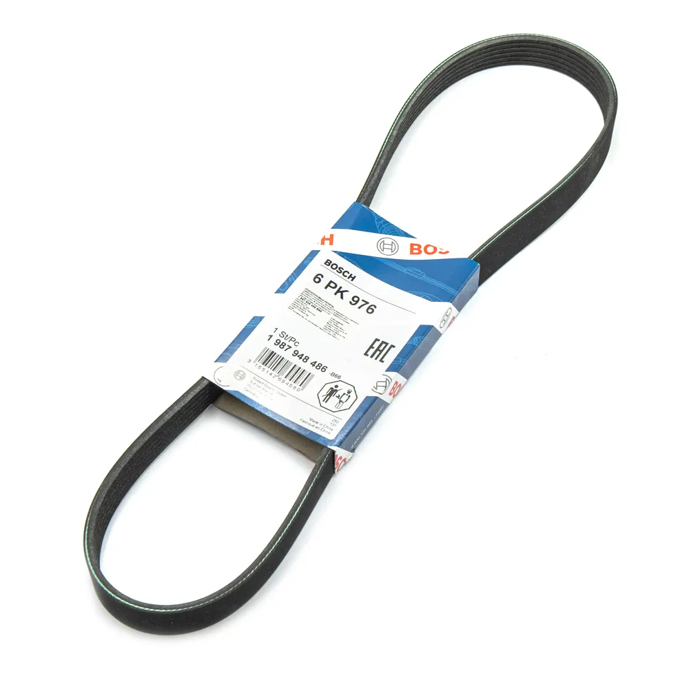 Ремень поликлиновый 6PK976 VW B3/B4/G3 4cyl BOSCH 1 987 948 486