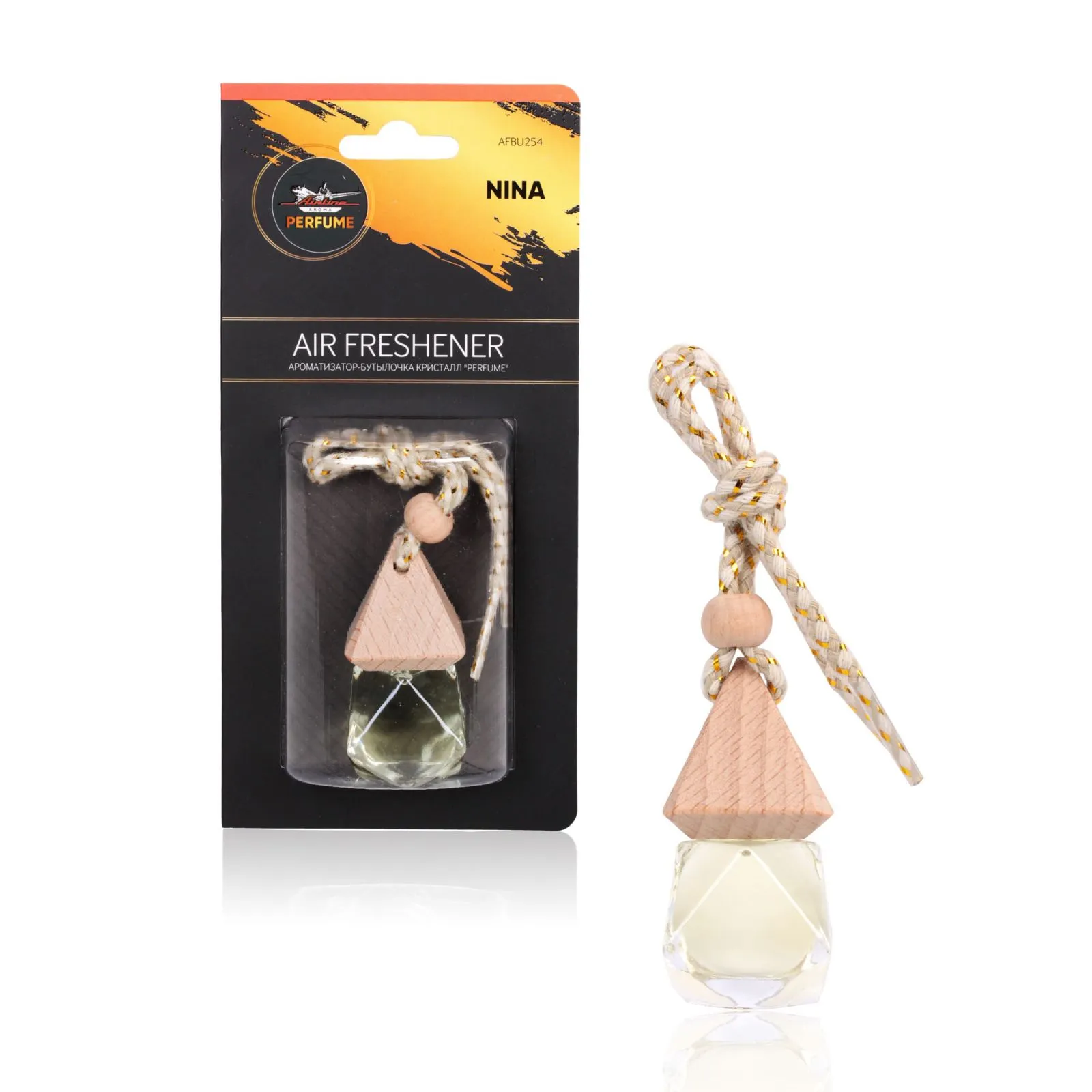 Ароматизатор-бутылочка кристалл Perfume NINA AIRLINE AFBU254