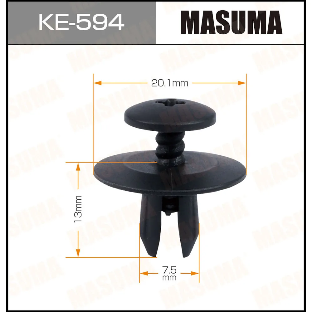Клипса автомобильная MASUMA KE-594