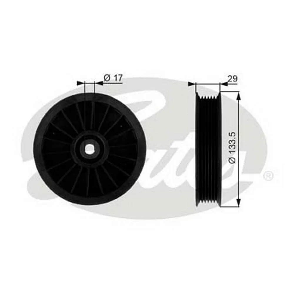 Ролик обводной GATES T38034