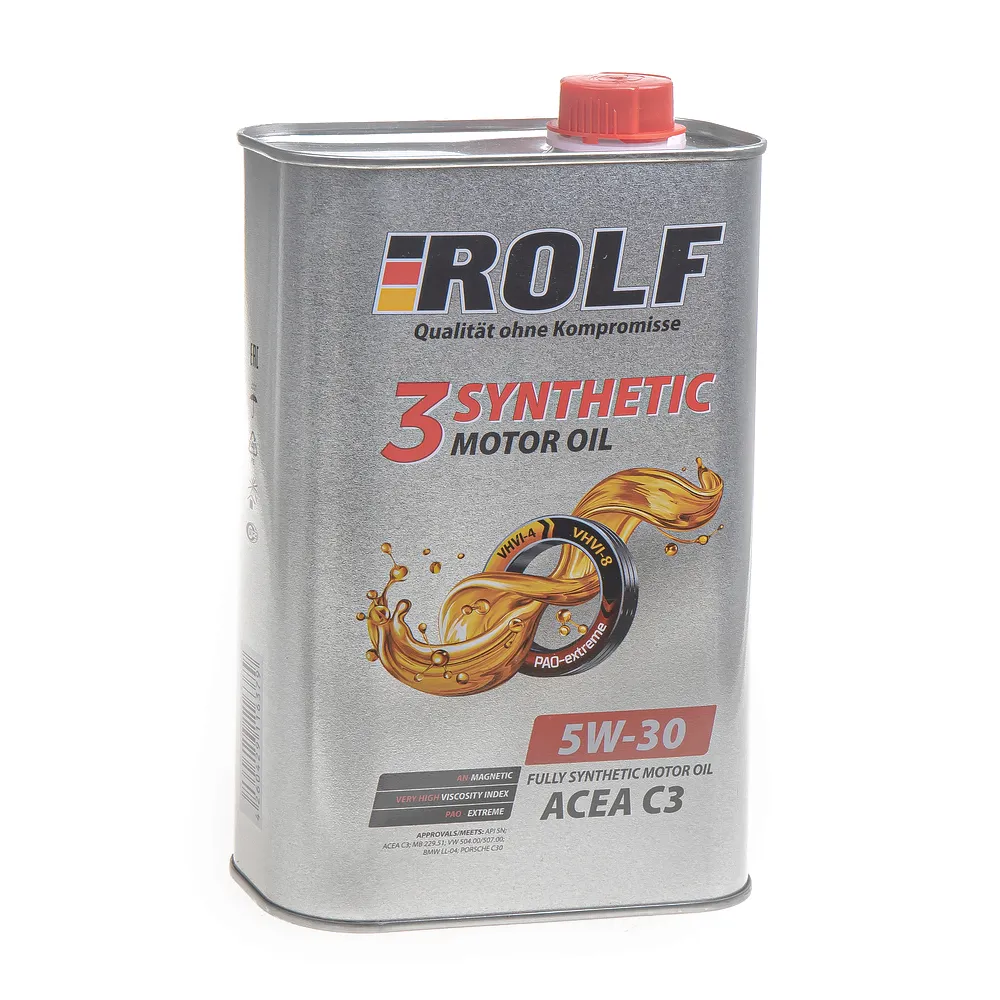 Масло моторное ROLF 3-SYNTHETIC 5W-30 синтетическое 1 л 322617
