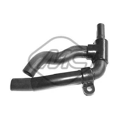 Патрубок радиатора R-19 1.7-1.8 METALCAUCHO 07851