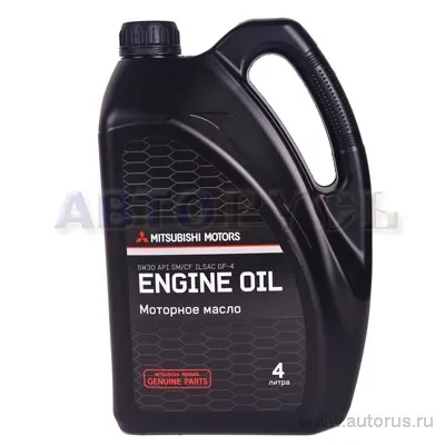 Масло моторное MITSUBISHI Engine Oil 5W-30 синтетическое 4 л MZ320154