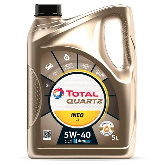 Масло моторное Total Quartz Ineo C3 5W-40 синтетическое 5 л 213103