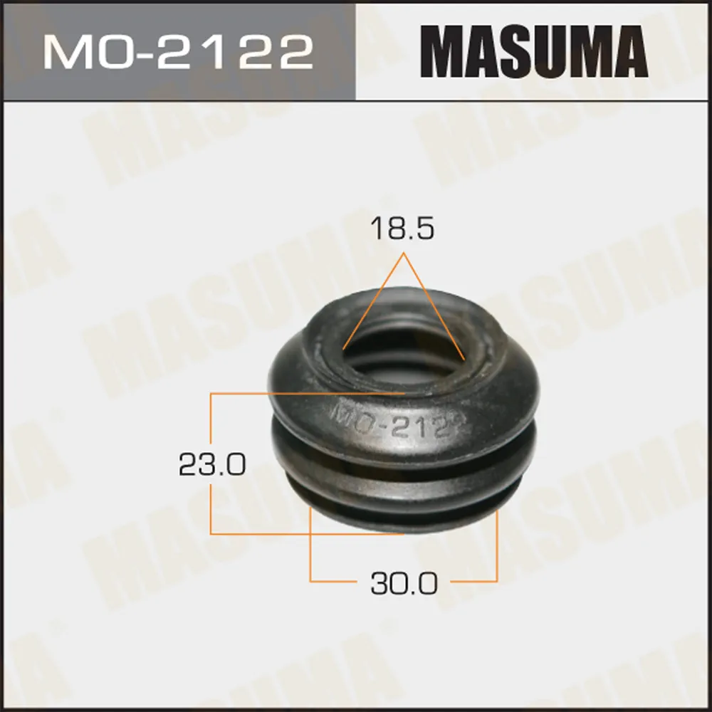 Пыльник шаровой опоры 18.5x30x23 Isuzu Bighorn 91-02/Faster 88/Panther 01 MASUMA MO2122 MASUMA MO2122