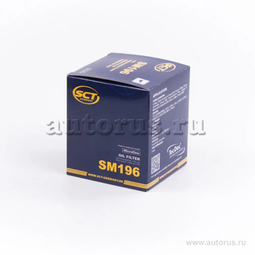 Фильтр масляный FORD Mondeo III SCT SM196