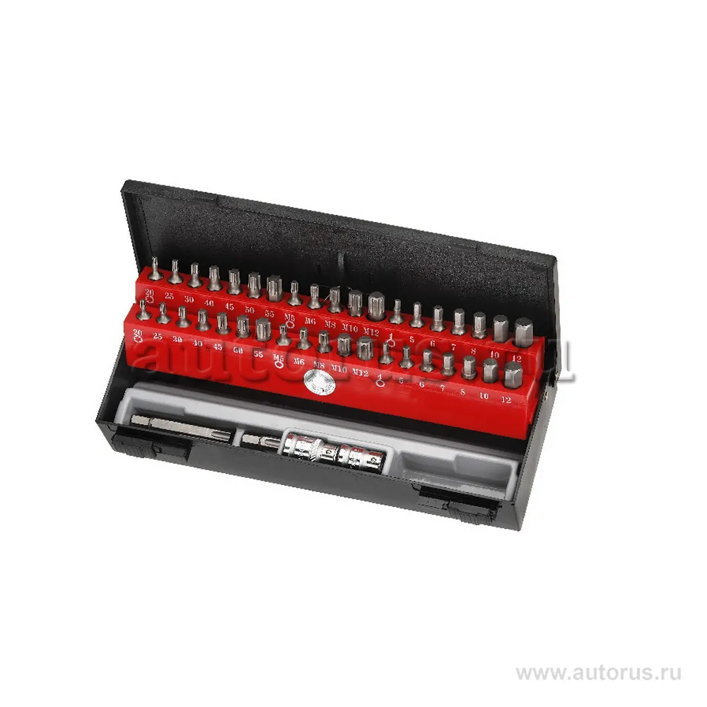 Набор бит HEX TORxSPLINE 30-75 мм 42пр FORCE 4421C