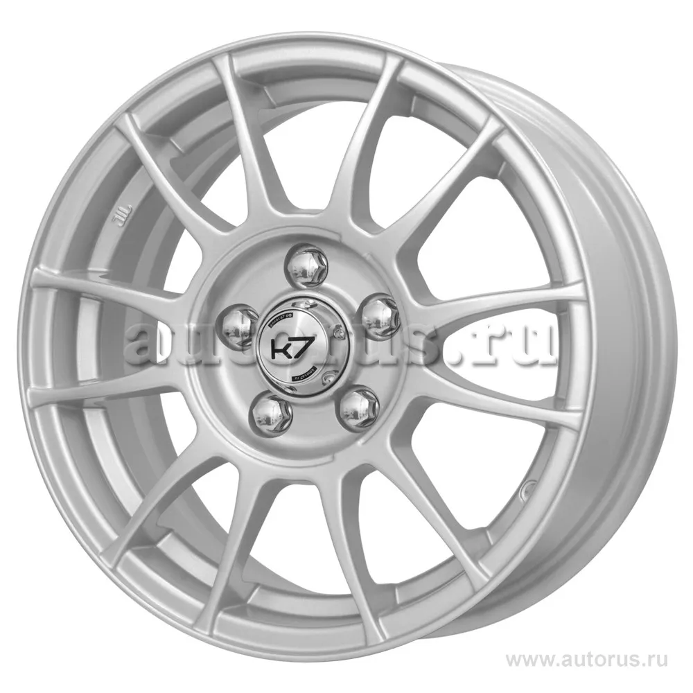 Диск литой R14 6J 5x100/67.1 ET38 K7 к37 Корвет Серебро z0030