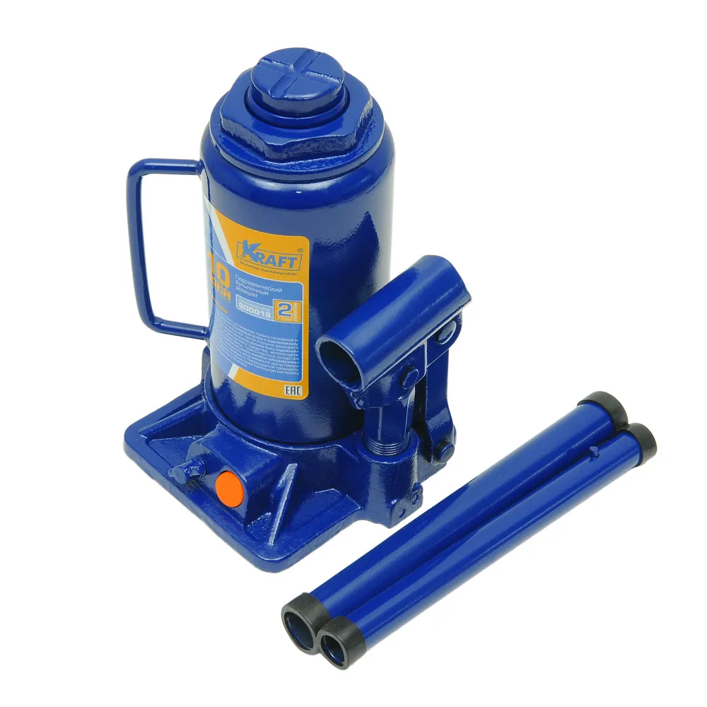 Домкрат бутылочный 10 т. KRAFT KT 800018 KRAFT KT 800018