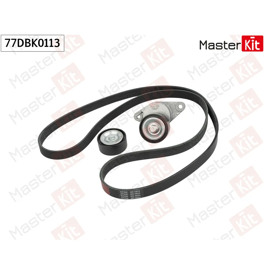 Комплект ремня приводного Renault DUSTER (HS_) 2011 - MASTERKIT 77DBK0113