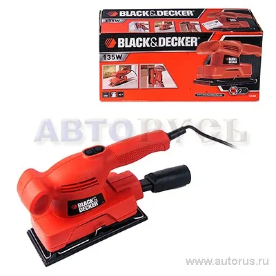 Машина шлифовальная, вибрационная, 135 Вт BLACK&DECKER KA300 (990057)
