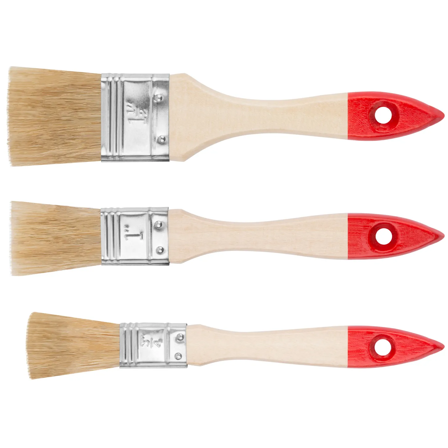 Набор кистей Оптима 3 шт. (19, 25, 38 мм) KУРС 00914