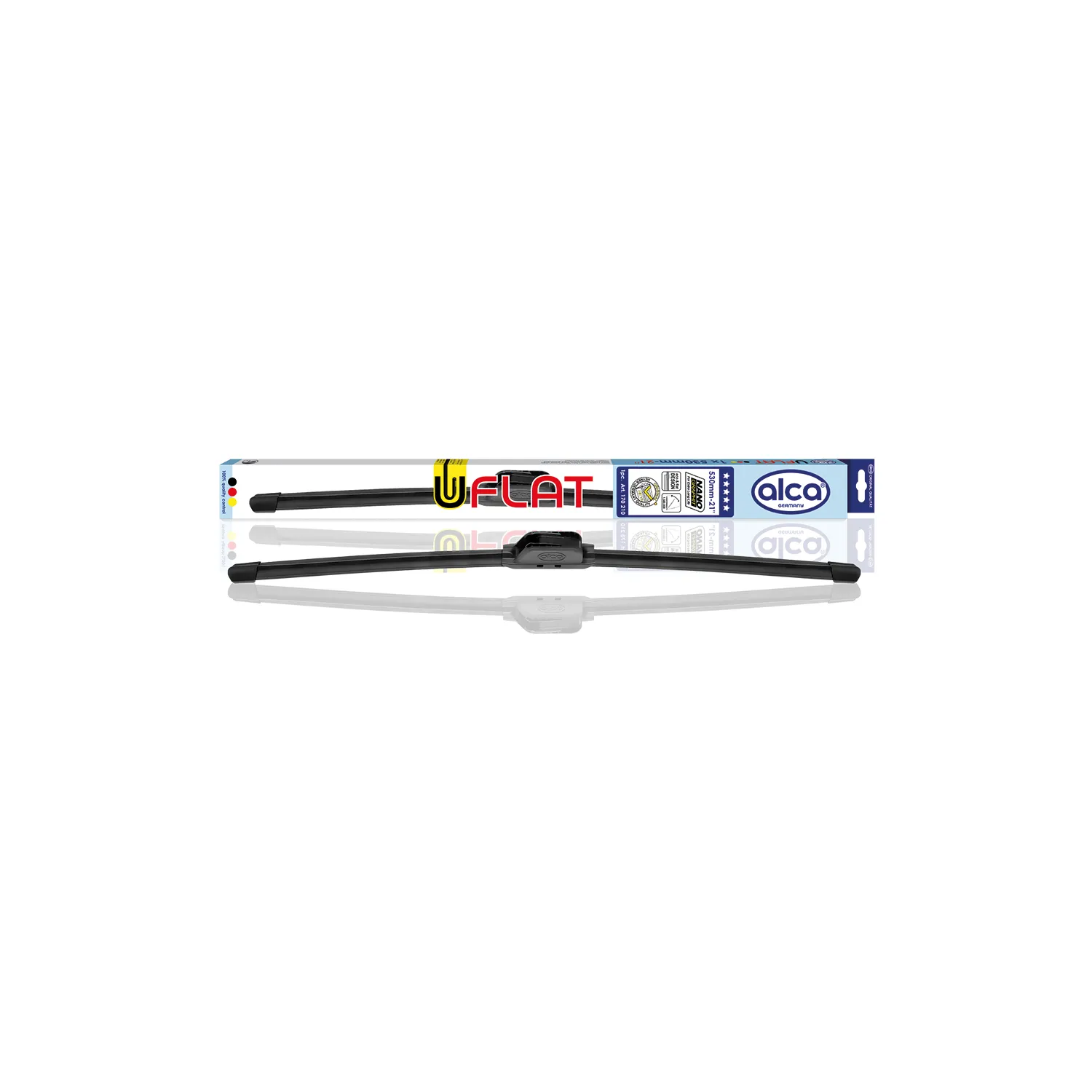 Щетка стеклоочистителя AL-170210 U-FLAT 530мм (21) бескаркасная 1 50 ALCA AL170210