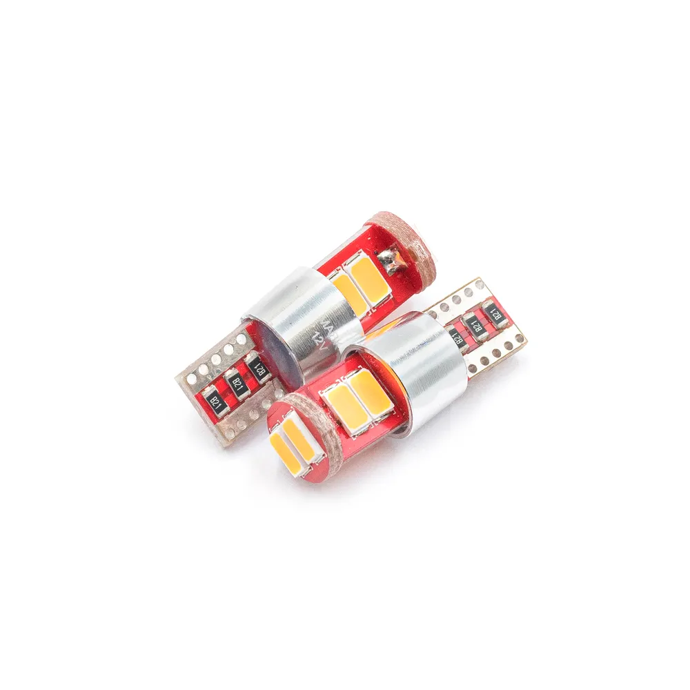 Лампа светодиодная 12V T10 W Маяк Orange 2 шт. блистер 12T10/CAN03/OR/2BL