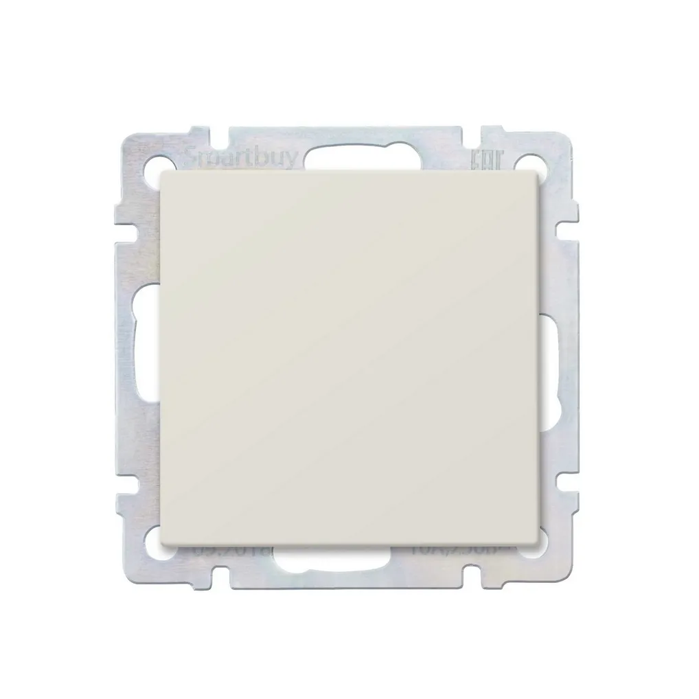 Выключатель 1-клавишный 10а бежевый нептун SMARTBUY SBE-05I-10-SW1-0