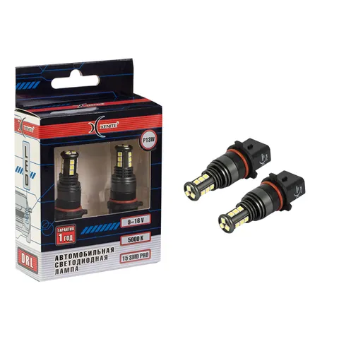 Лампа светодиодная 12V P13W PG18.5d-1 блистер (2шт.) XENITE XENITE 1009607