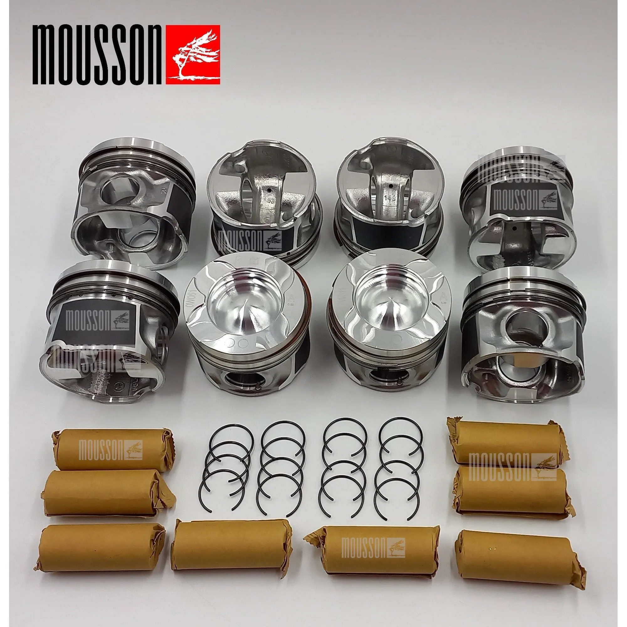 Поршень кольца ремонтные +0,5мм комплект Toyota 4,5TD 1VD-FTV на 1 цилиндр MOUSSON SPR1VDFTV050