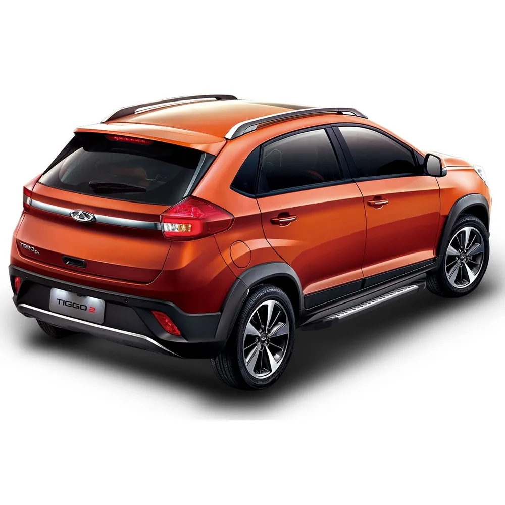 Порог-площадка Bmw-Style D173AL + комплект крепежа, RIVAL, Chery Tiggo 2 2017- Chery Tiggo 2 D173AL.0904.1