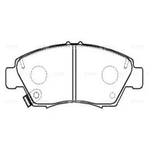Колодки тормозные SUZUKI Liana 2001 ~ 2007 / Aerio 2001 ~ 2007 CTR GK0353