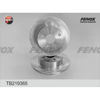 Диск тормозной задний NISSAN TIIDA 07->/CUBE 10-> /D=290MM FENOX TB219365