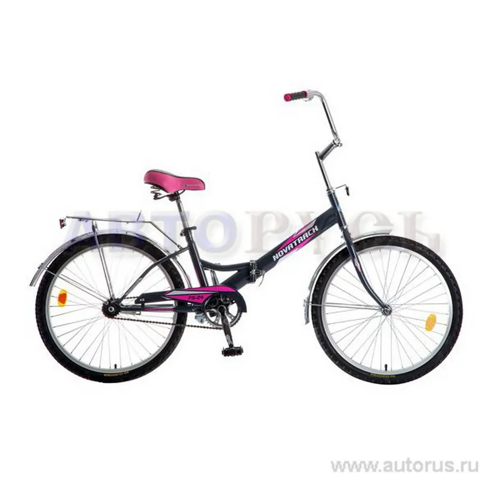 Велосипед 20 складной Novatrack FS30 (2017) количество скоростей 1 рама серый/красный
