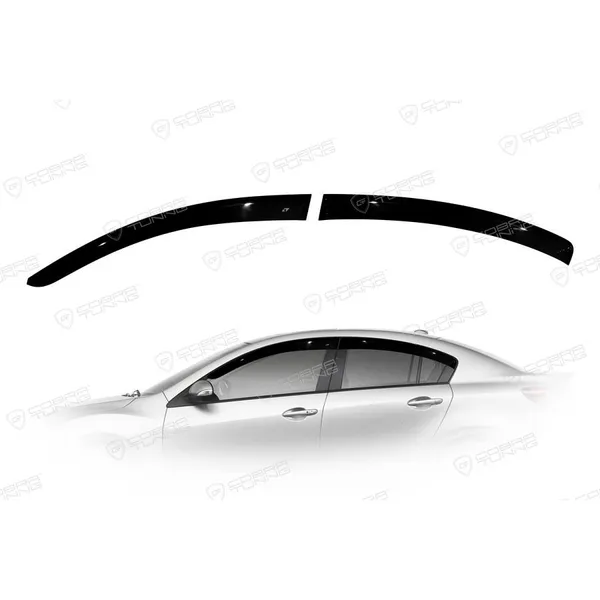 Дефлектора на окна Mazda 3 II (BL) Sd 2009EuroStandard деф.окон Cobra Tuning ME21309