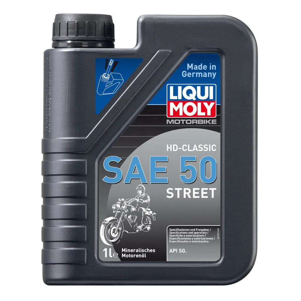 Масло моторное д/4-т. мотоц. Motorbike HD-Classic Street 50 SG (1л) LIQUI MOLY 1572