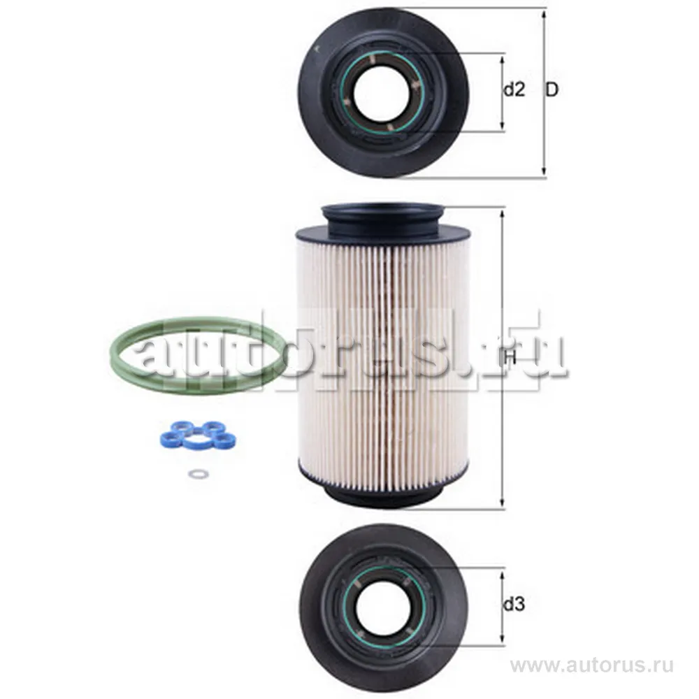 Фильтр топливный VAG A3/G5/TOURAN 1,9TDI/2,0TDI/SDI KNECHT/MAHLE KX178D