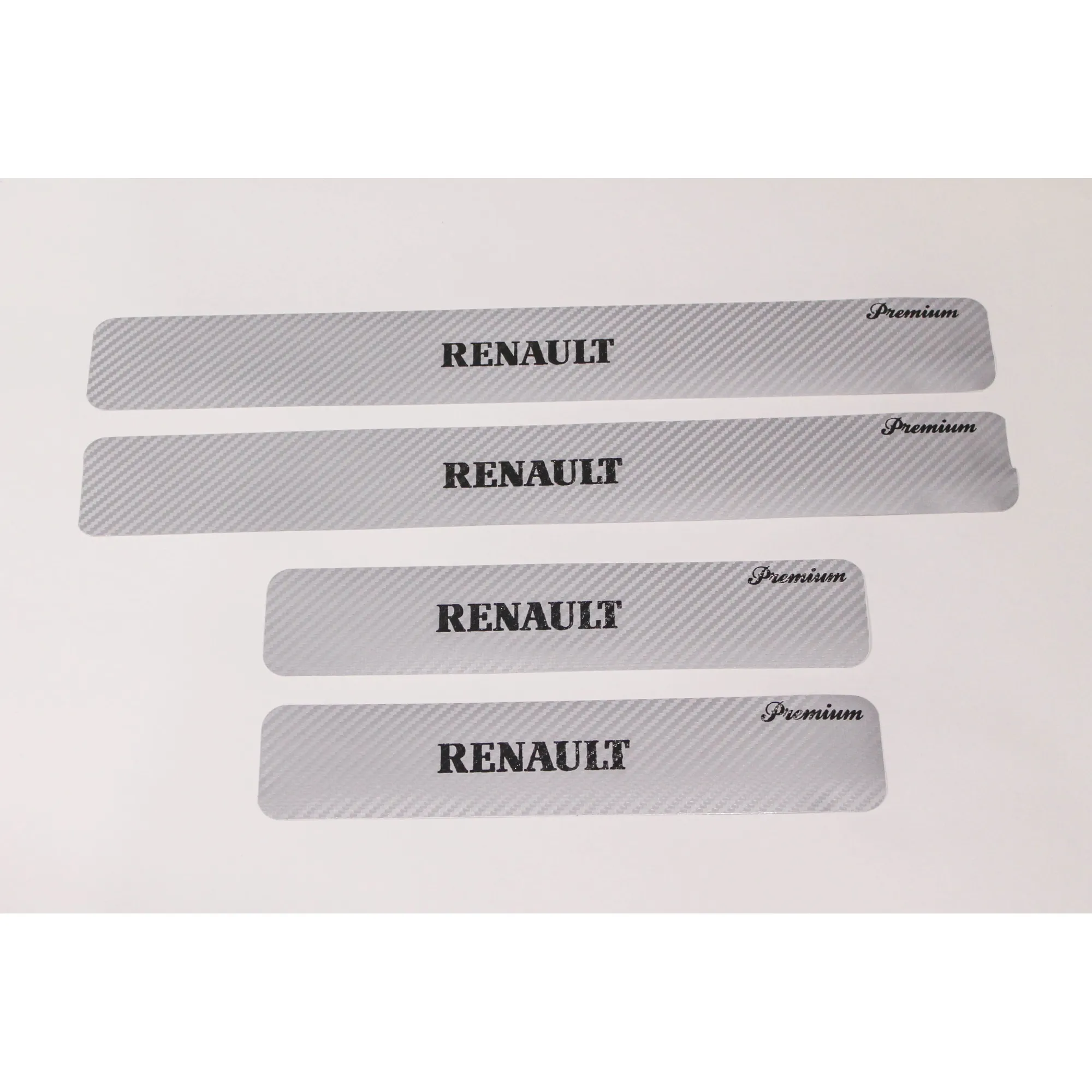 Наклейки на пороги RENAULT LOGAN (2014) Пленка GRAY ЛАДЬЯ 555.78.711(st.gr)
