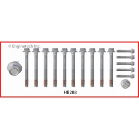 Комплект болтов на 1 головку GM 4.8/5.3/6.0/6.2L 2007-2014 ENGINETECH HB288