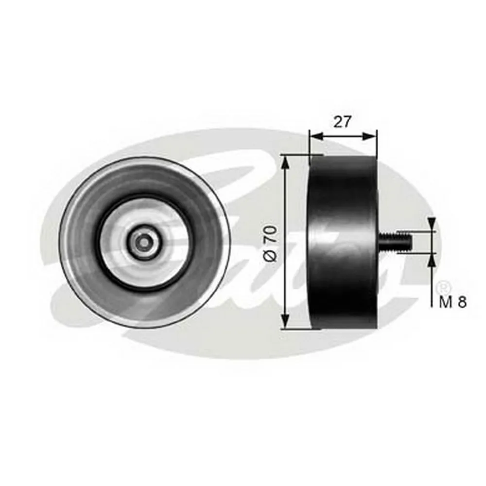 Ролик ремня приводного BMW E46/E60/65/E83 1.8-4.5D GATES T36294