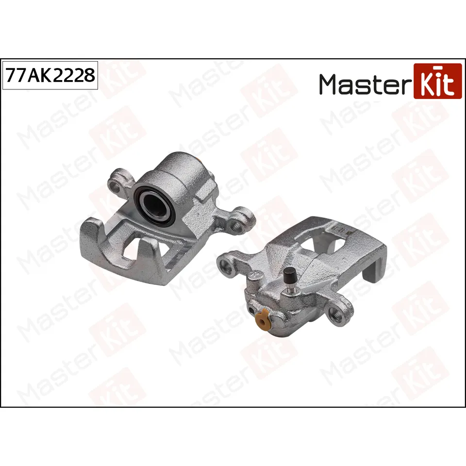 Суппорт тормозной зад. лев. Nissan JUKE (F15) 2010 -, QASHQAI / QASHQAI +2 I (J10, JJ10) 2006 - 2014 MASTERKIT 77AK2228