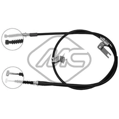 Трос ручника MAZ 323 BJ ALL (DISC BRAKE) DX-RH Metalcaucho 82214