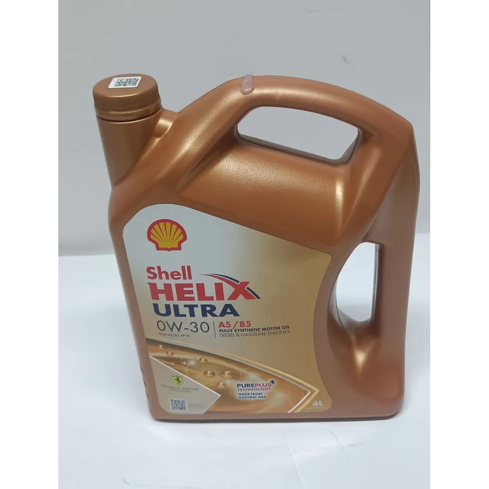Масло моторное SHELL Helix Ultra 0W-30 синтетическое 4 л УЦЕНКА! 550046685-N0