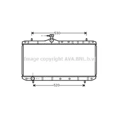 Радиатор основной AVA SZ2062