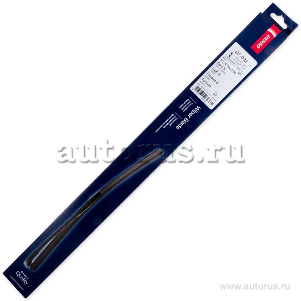 Щётка стеклоочистителя бескаркасная 600/475 мм (комплект 2 шт) Denso Flat DENSO DF-002