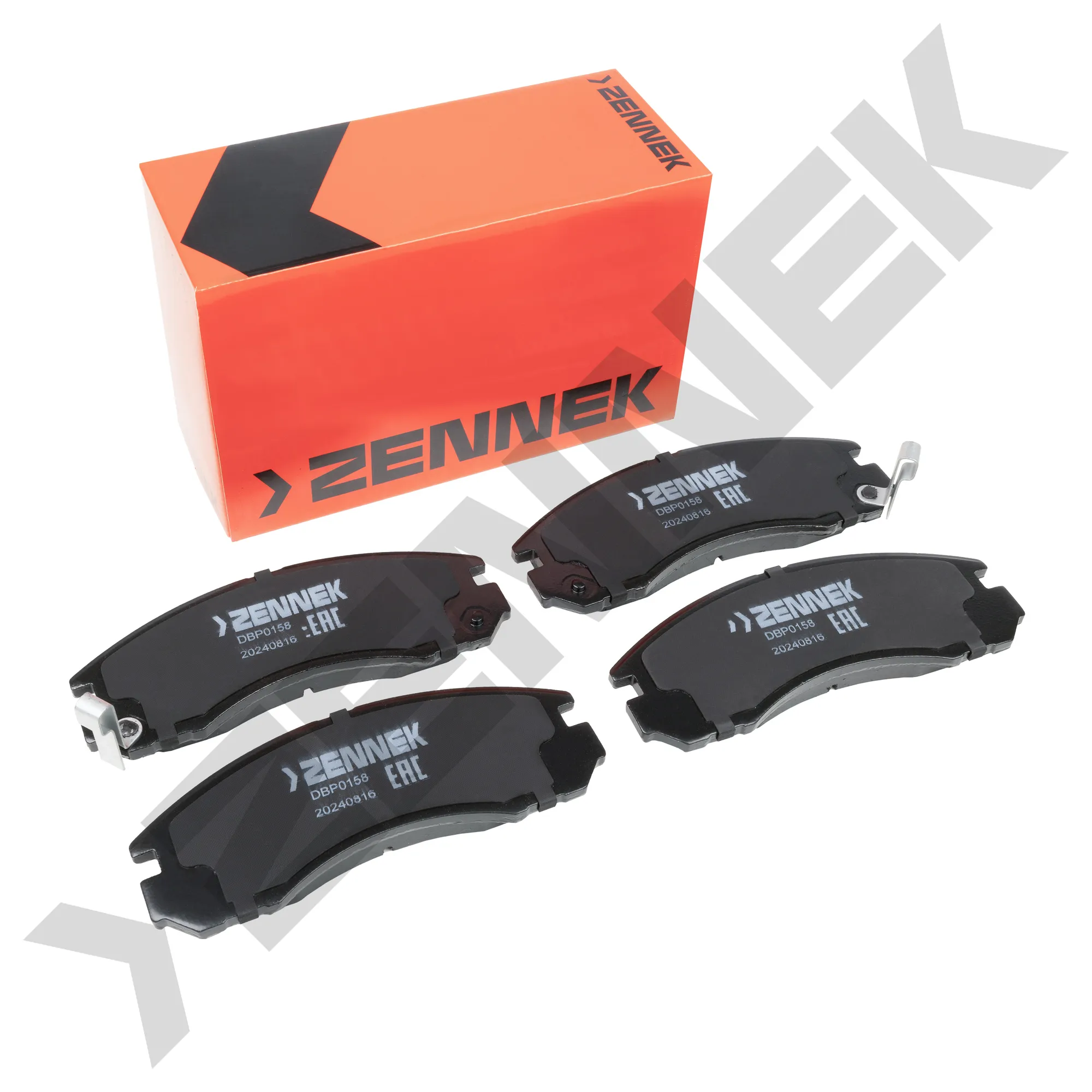 Колодки тормозные дисковые передние MITSUBISHI LANCER 07-16, GALANT 92-04 ZENNEK DBP0158