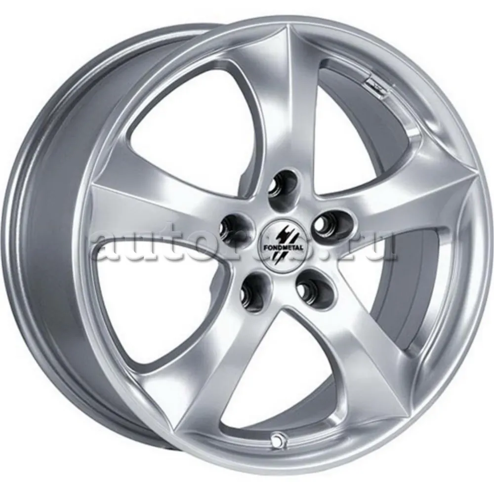 Диск литой R18 8J 5x108/67.2 ET48 FONDMETAL 9GR Silver 9GR8018485108PGA0